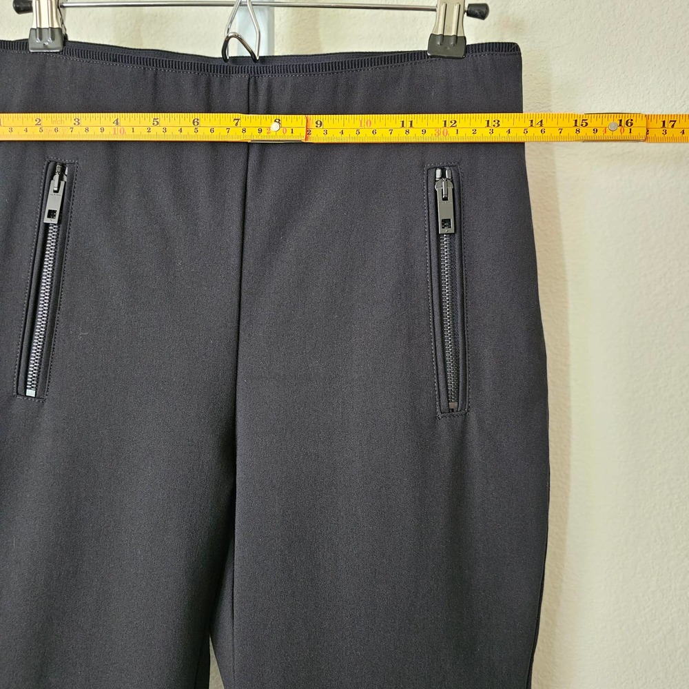 RAG AND BONE Women's Simone Slim Fit Black Cotton Sport Zipper Pants Sz 6 - Picture 12 of 15